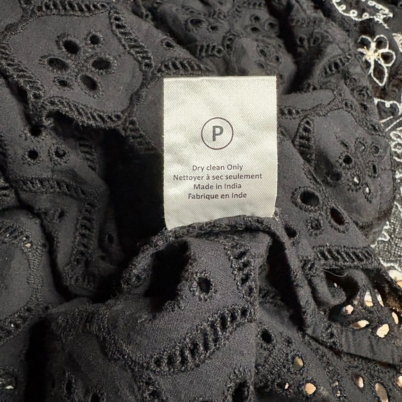 GUC Hemant & Nandita- Black Off-Shoulder Embroidered Women's Top. Size M - Picture 7 of 9